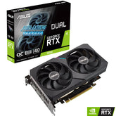 Tarjeta De Video Asus Dual-Rtx3050-O8g Oc 8gb Gddr6 Hdmi, Dp